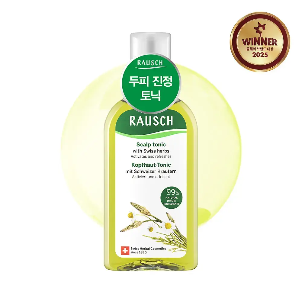 [정수리산뜻/두피진정]라우쉬 스위스 허벌 헤어 토닉 200ml